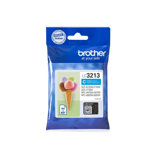 Cartuccia Originale Brother LC3213C C Ciano 400 Pagine