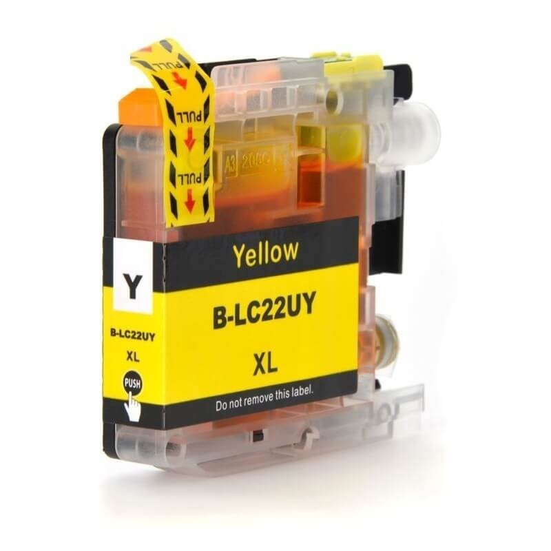 Cartuccia Compatibile Brother LC22U Y Yellow Con Chip 1200 Pagine