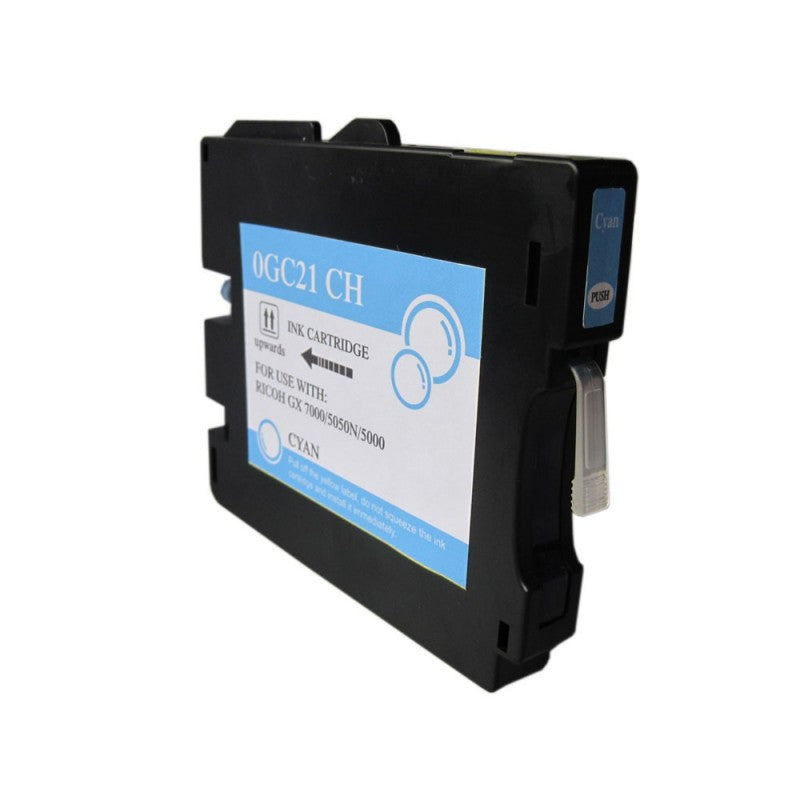 Cartuccia Compatibile Ricoh GC21C 405533 C Ciano 1000 Pagine Inchiostro Sublimatico