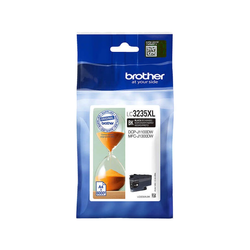 Cartuccia Originale Brother LC3235XLBK Bk Nero 6000 Pagine