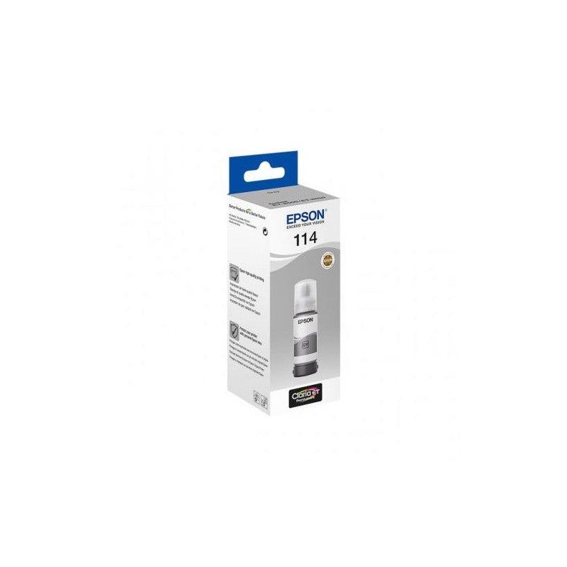 Epson 114 C13T07B540 T07B540 Inchiostro Originale Grigio 70ml 6200 Pagine