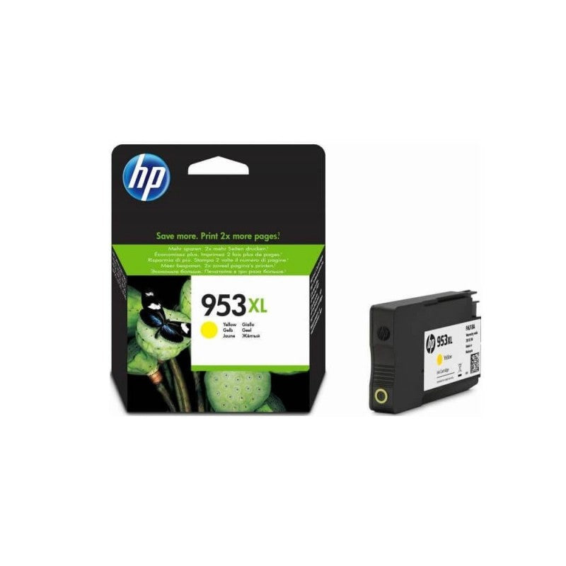 HP F6U18AE 953 xl Cartuccia Originale Y Yellow
