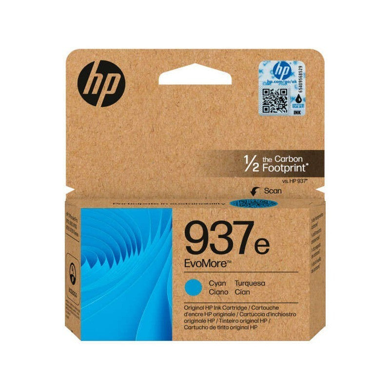 HP 4S6W6NE 937 XL Cartuccia Originale C Ciano