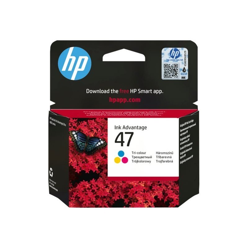 HP 6ZD61AE 47 Cartuccia Originale Colore 700 Pagine