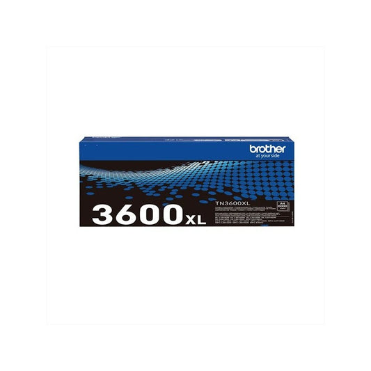 Brother TN3600XL TN-3600 XL Toner Originale BK Nero 6000 Pagine