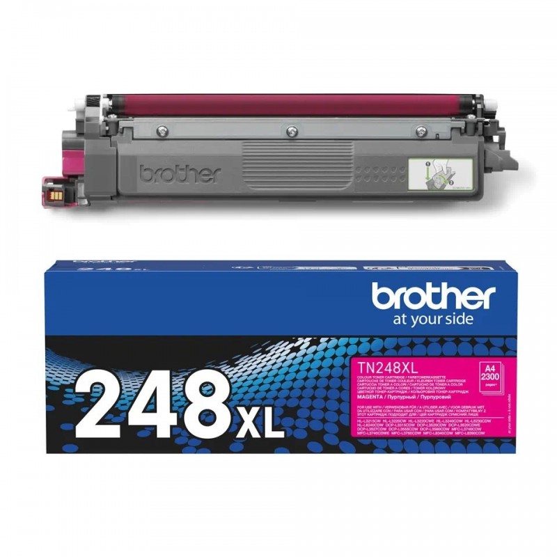 Brother TN248XLM TN-248XL Toner Originale M Magenta 2300 Pagine