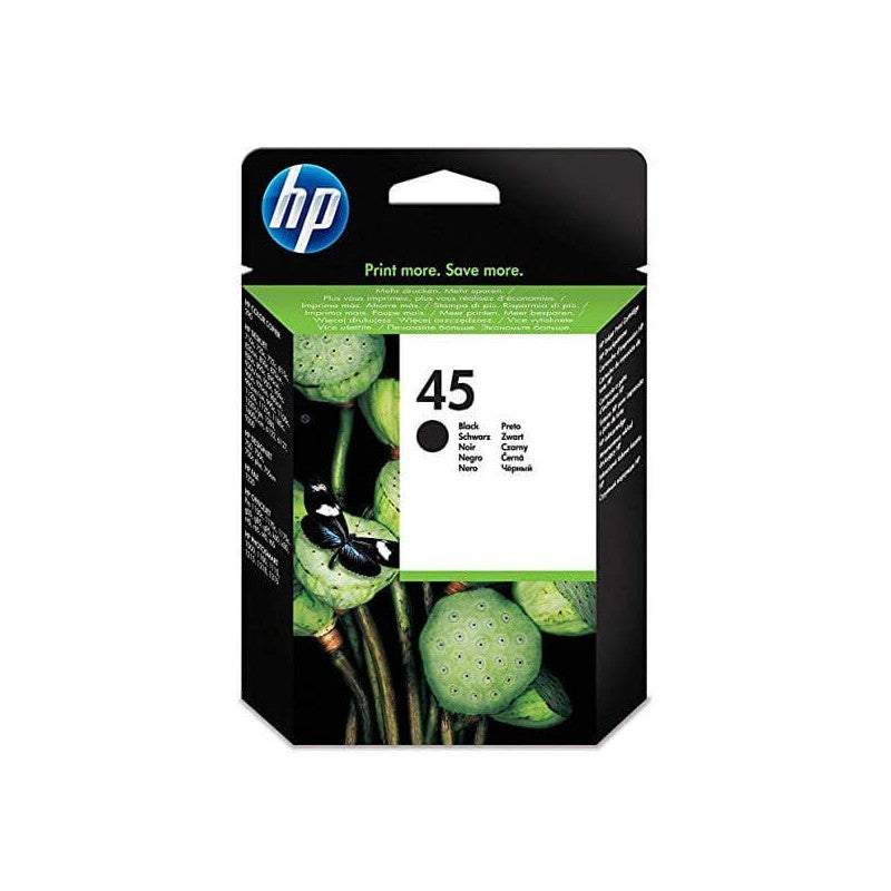 HP 51645AE 45 Cartuccia Originale Bk Nero