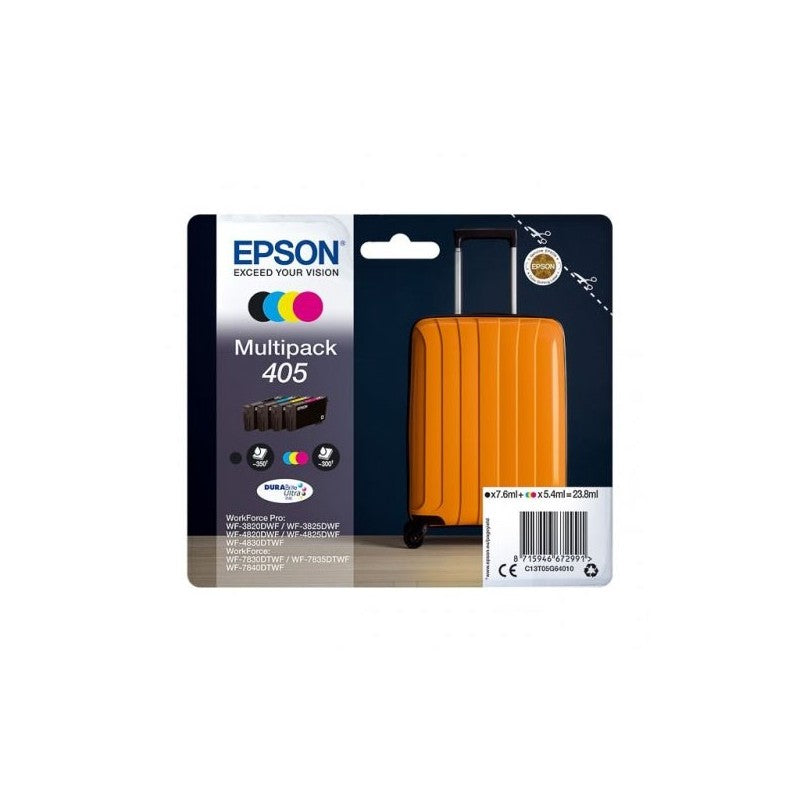 Epson C13T05G64010 405 Multipack 4 Cartucce Originali Bk Nero C M Y