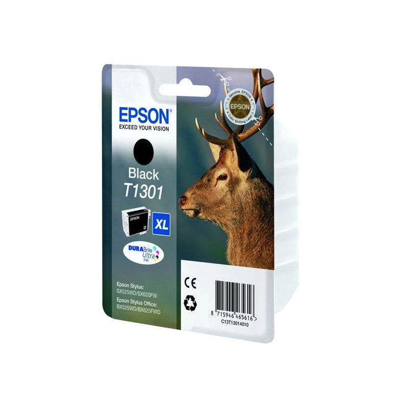 Epson C13T13014012 T1301 Cartuccia Originale Bk Nero 25ML 945 Pagine