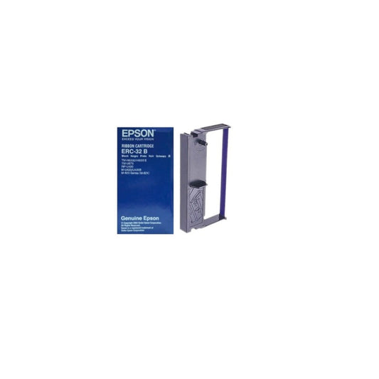 Epson C43S015371 S015371 15371 ERC32B ERC-32 Nastro originale Bk Nero