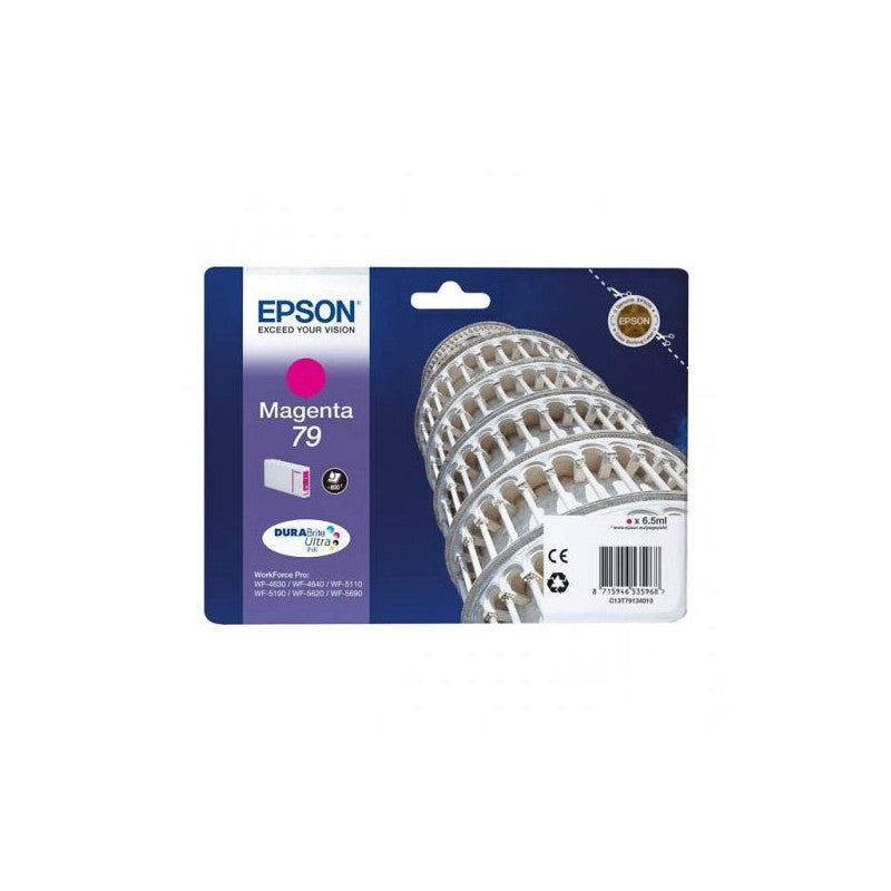 Epson C13T791340 T7913 79 Cartuccia Originale M Magenta 800 Pagine