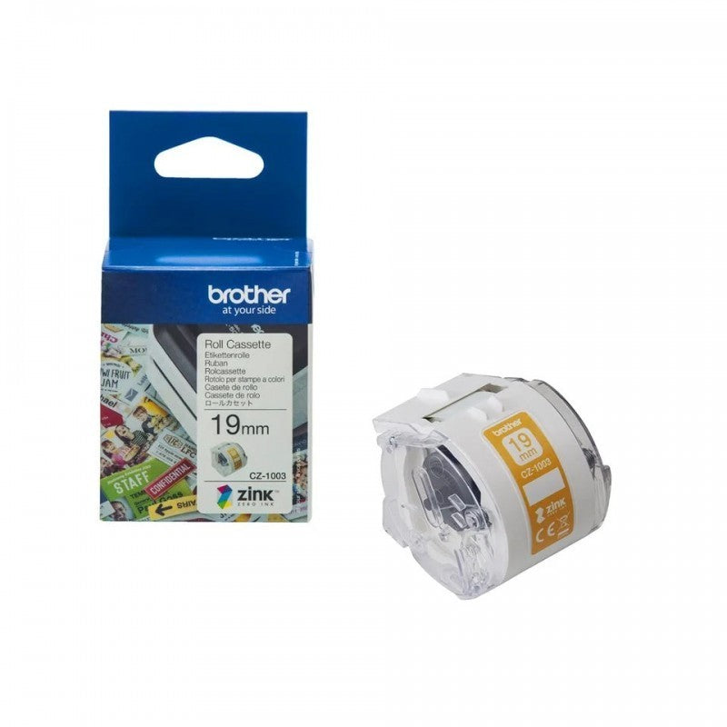 Brother CZ1003 Rotolo Etichette Originali per Etichette a colori 19mm x 5 Metri