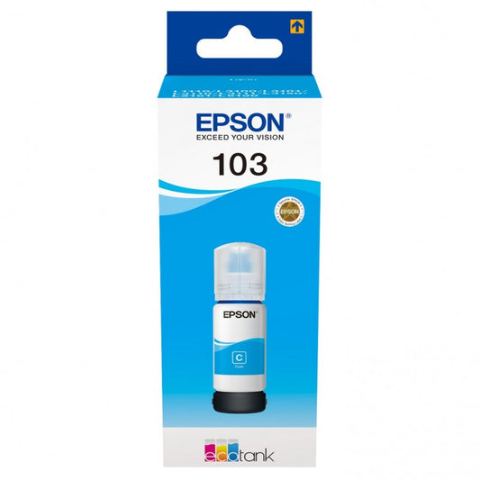 Epson 103 C13T00S24A T00S24A Inchiostro Originale C Ciano da 70ml
