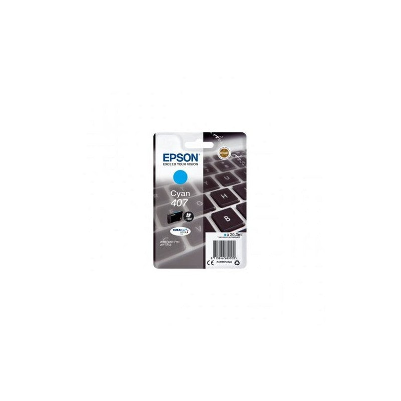 Epson C13T07U240 407 Cartuccia Originale C Ciano 1900 Pagine