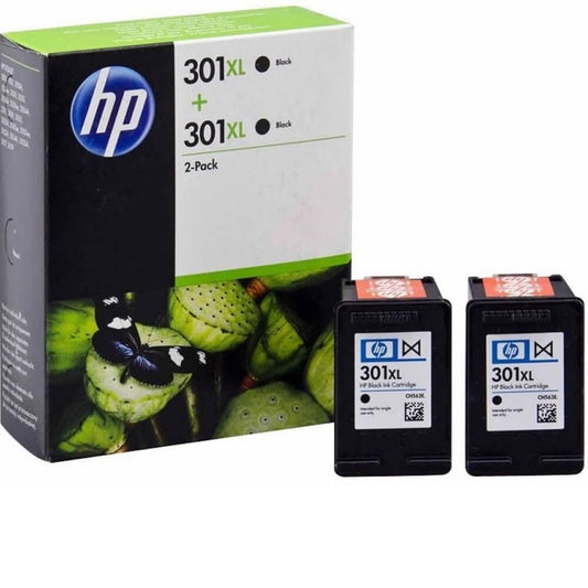 HP 301 XL D8J45AE Multipack 2 Cartucce Originali Bk
