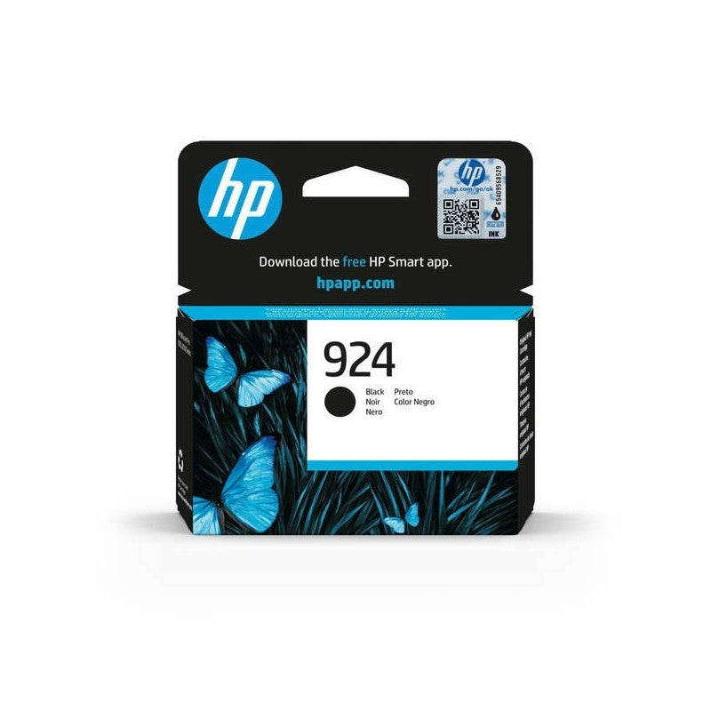 HP 4K0U6NE 924 Cartuccia Originale BK Nero 500 Pagine