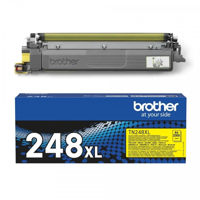 Brother TN248XLY TN-248XL Toner Originale Y Yellow 2300 Pagine