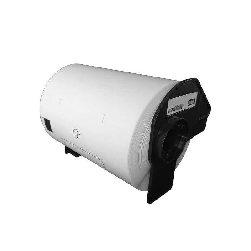 Brother DK-11247 180 Etichette Adesive in Carta Compatibili mm 103X164 Con Supporto In Plastica