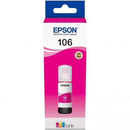 Epson 106 C13T00R340 T00R340 Inchiostro Originale M Magenta da 70ml