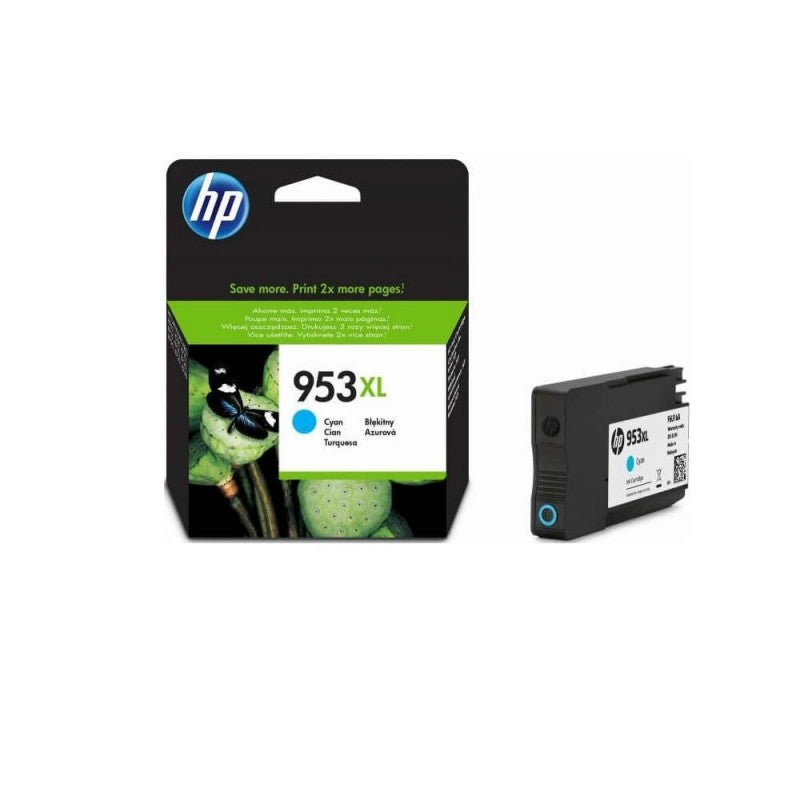 HP F6U16AE 953 xl Cartuccia Originale C Ciano