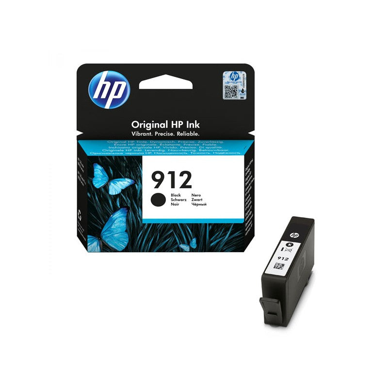 HP 3YL80AE 912 Cartuccia Originale Bk Nero