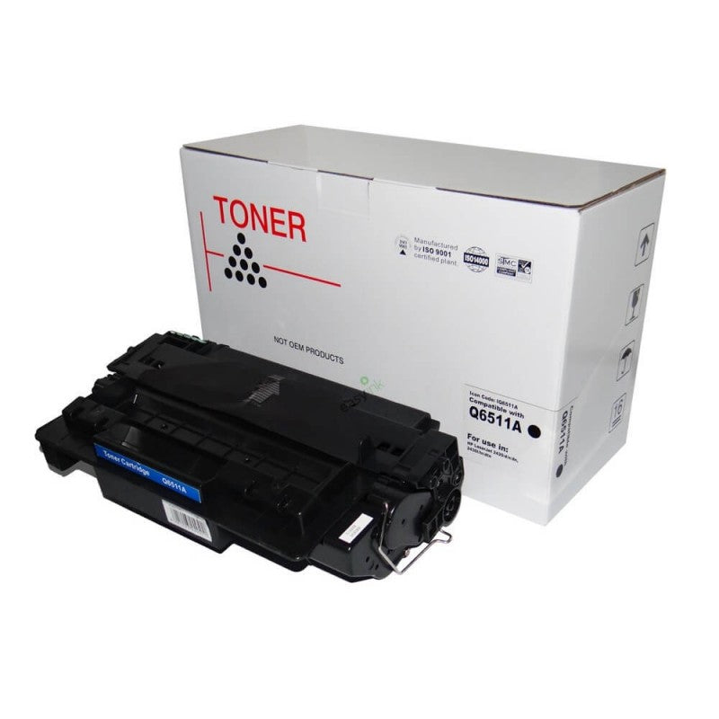 Toner Compatibile HP Q6511A 11A Bk Nero 6000 Pagine