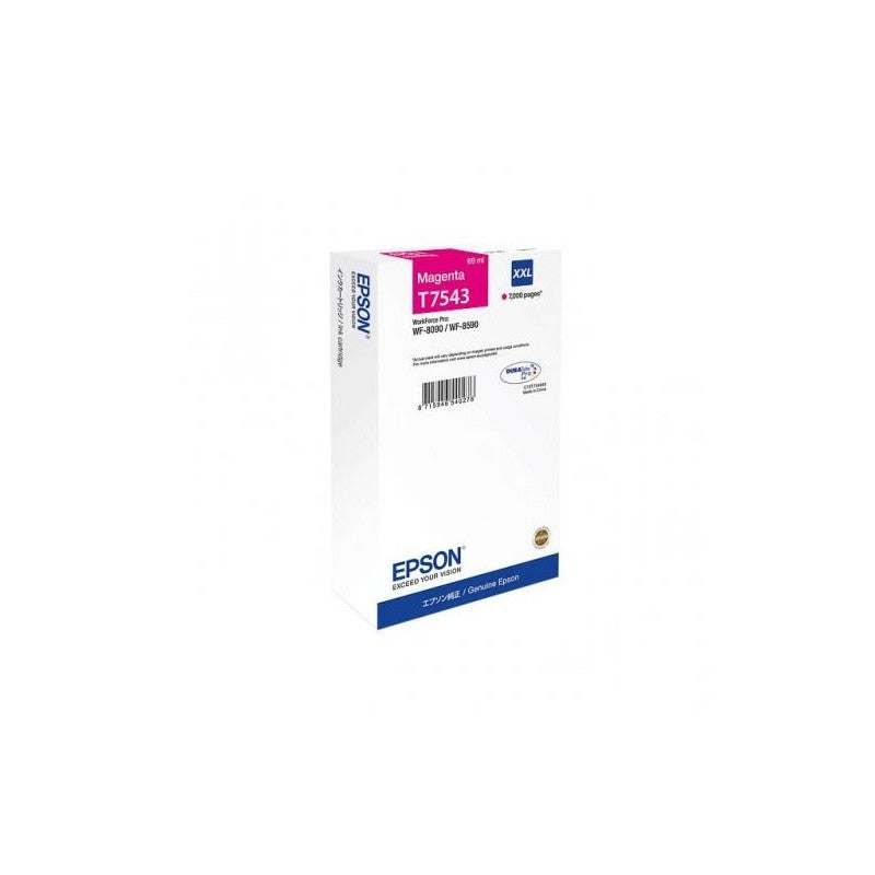 Epson C13T754340 T7543 Cartuccia Originale M Magenta 69ml 7000 Pagine