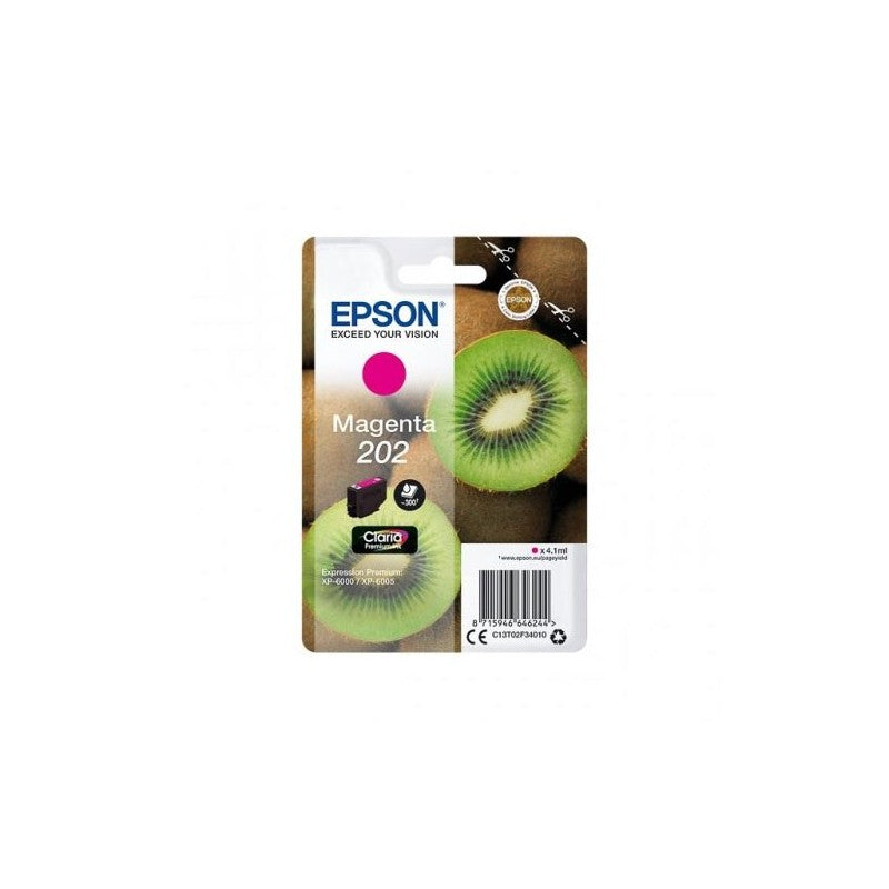Epson C13T02F3 C13T02F34010 202 Cartuccia Originale M Magenta 300 Pagine