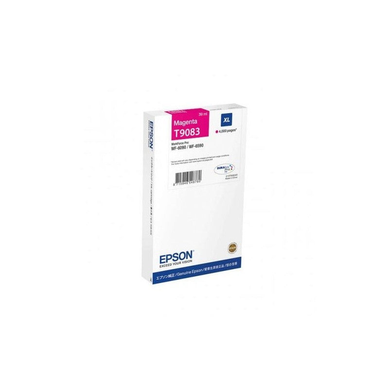 Epson C13T908340 T9083 Cartuccia Originale M Magenta 4000 Pagine