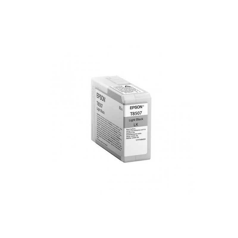 Epson C13T850700 T8507 Cartuccia Originale Light Bk Nero