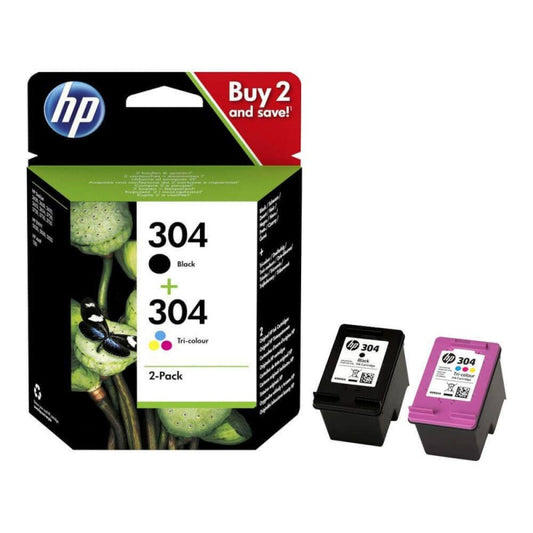 HP 304 3JB05AE Multipack 2 Cartucce Originali Bk Colore