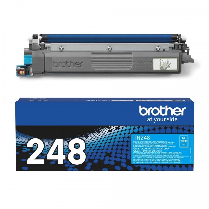 Brother TN248C TN-248 Toner Originale C Ciano 1000 Pagine