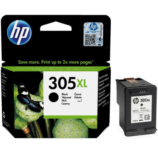 HP 3YM62AE 305XL Cartuccia Originale BK NERO 240 Pagine