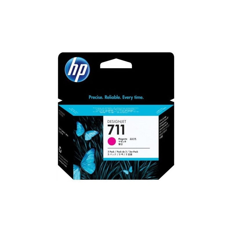 HP CZ135A 711 Confezione 3 Cartucce Originali M Magenta
