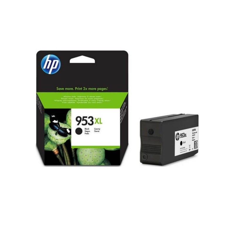 HP L0S70AE 953 xl Cartuccia Originale Bk Nero