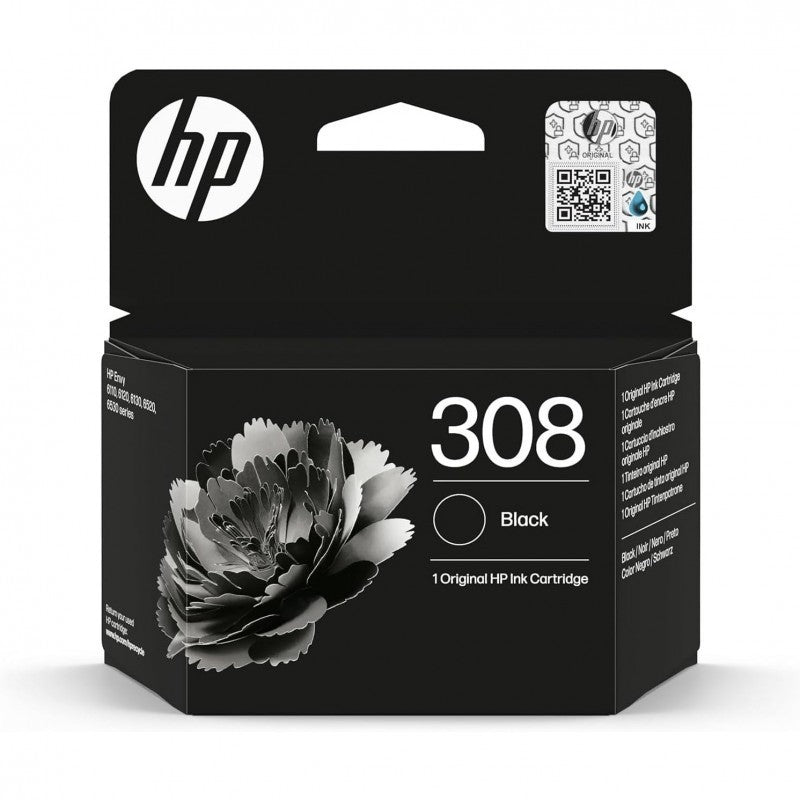 HP 7FP21UE 308 Cartuccia Originale BK Bk Nero 160 Pagine