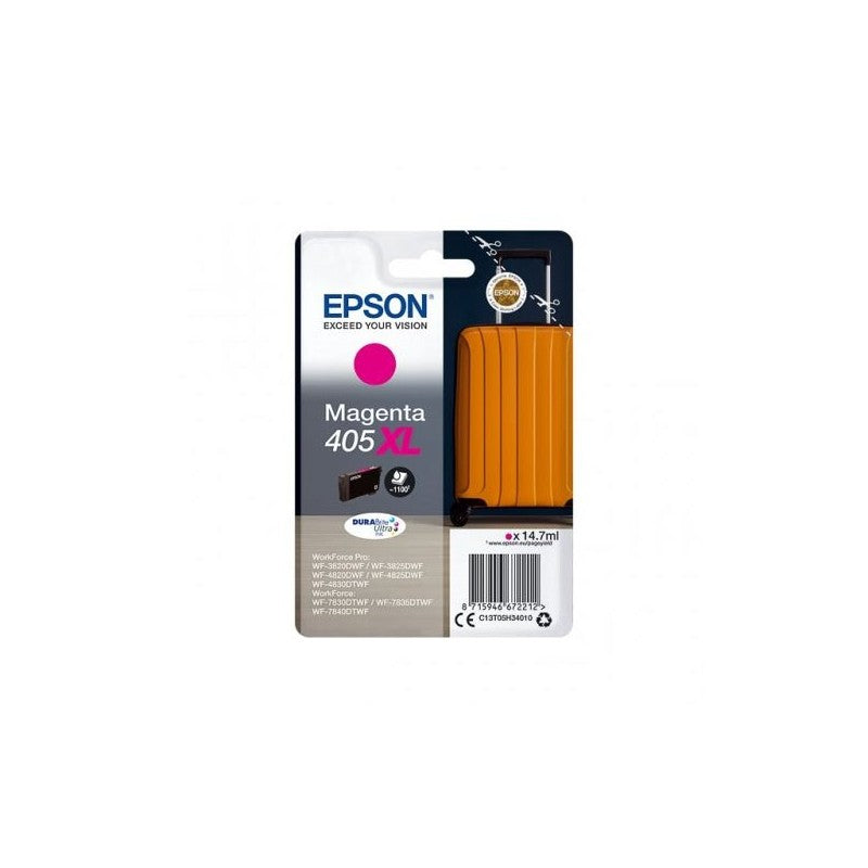 Epson C13T05H34010 405XL Cartuccia Originale M Magenta 1100 Pagine