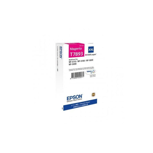 Epson C13T789340 T7893 T7893XXL Cartuccia Originale M Magenta 4000 Pagine