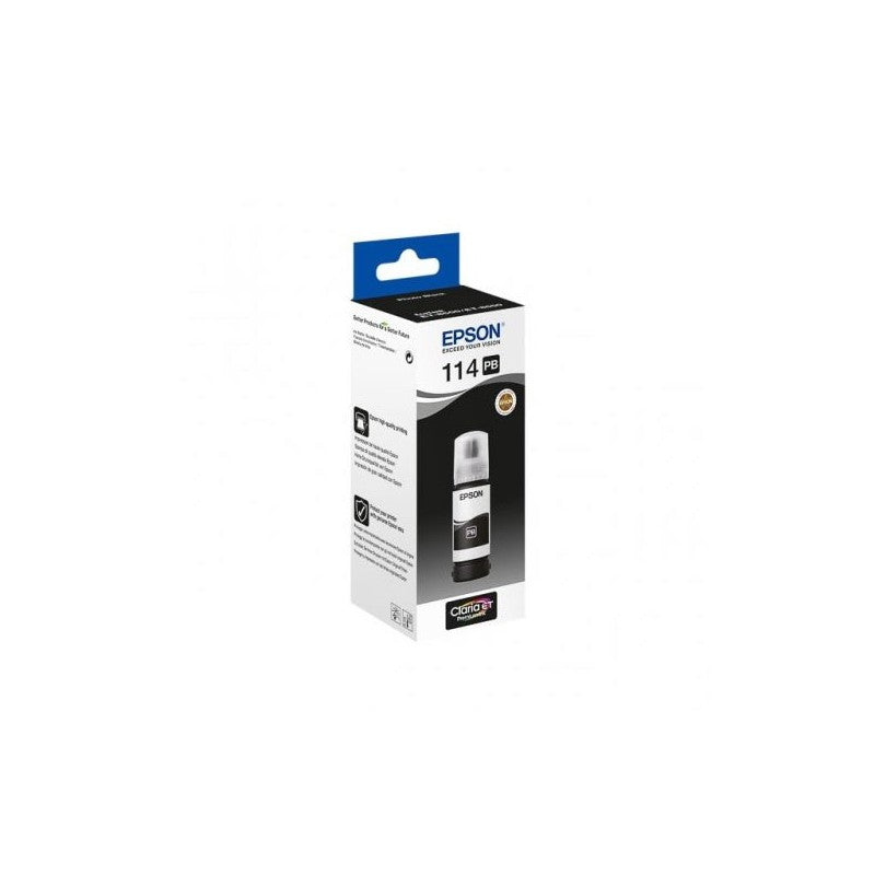 Epson 114 C13T07B140 T07B140 Inchiostro Originale Photo Bk Nero 70ml 2300 Fotografie