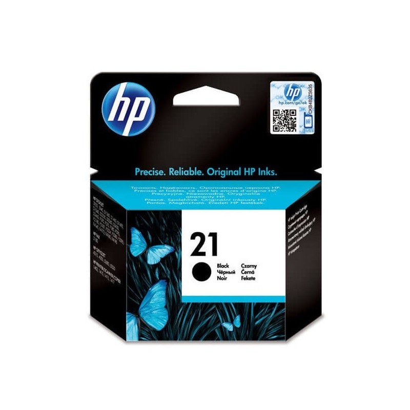 HP C9351AE 21 Cartuccia Originale Bk Nero