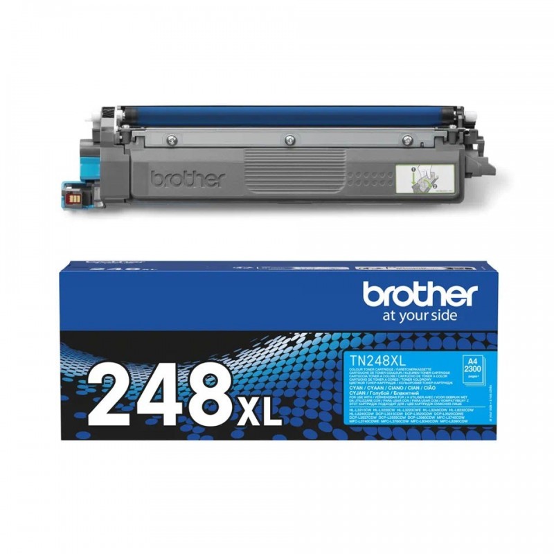 Brother TN248XLC TN-248XL Toner Originale C Ciano 2300 Pagine