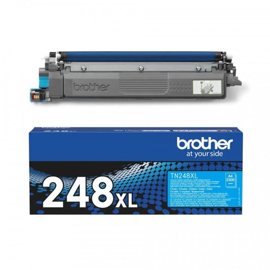 Brother TN248XLC TN-248XL Toner Originale C Ciano 2300 Pagine